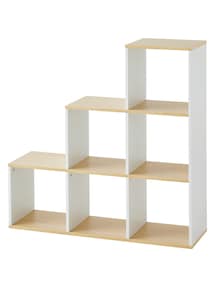 Kinderzimmer Stufenregal, 6 Fächer