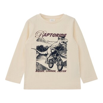 Shirt langarm Dino Fahrrad