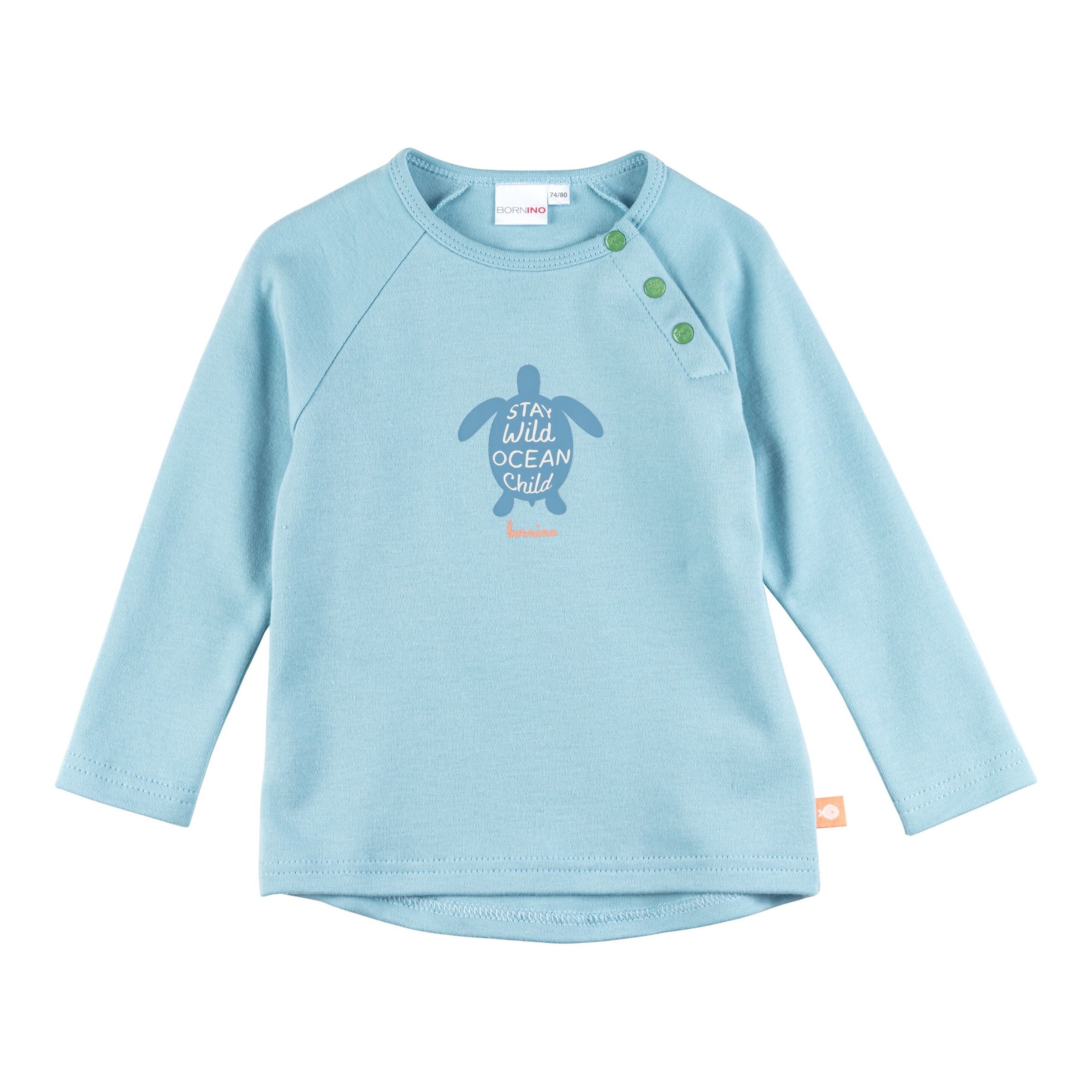 Bornino Summer Beach Raglanshirt Schildkröte