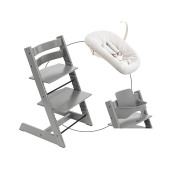 Bundle Treppenhochstuhl inklusive Newbornset Vanilla White & Babyset