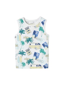 Jungen Trägershirt mit Recycling-Baumwolle