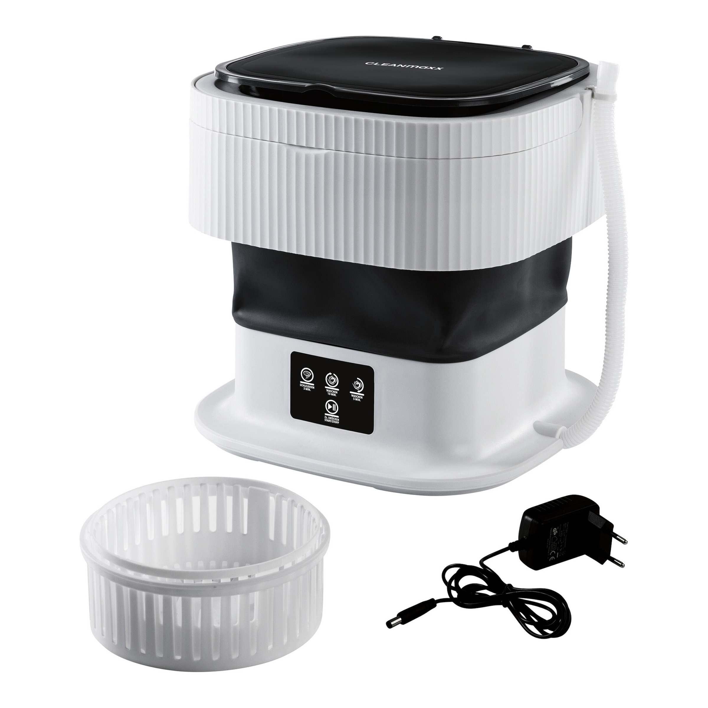 CLEANmaxx Mini-Waschmaschine, faltbar