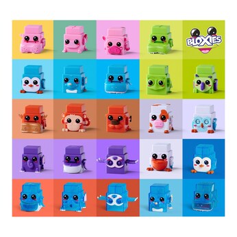 Stapel Spielfiguren Bloxies