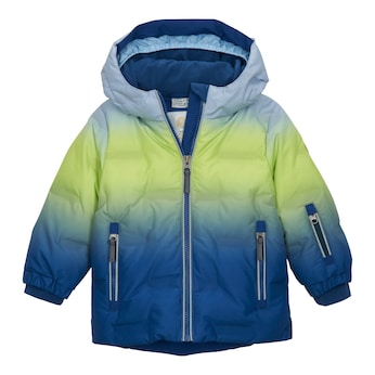 Winterjacke mit Kapuze Farbverlauf