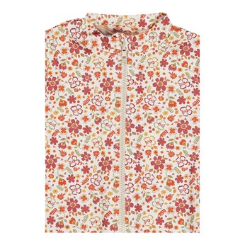 Schwimmanzug mit UV-Schutz kurz Blumen