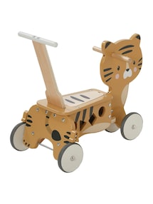Baby 2-in-1-Rutschfahrzeug/Lauflernwagen, Holz FSC®