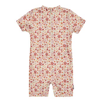 Schwimmanzug mit UV-Schutz kurz Blumen