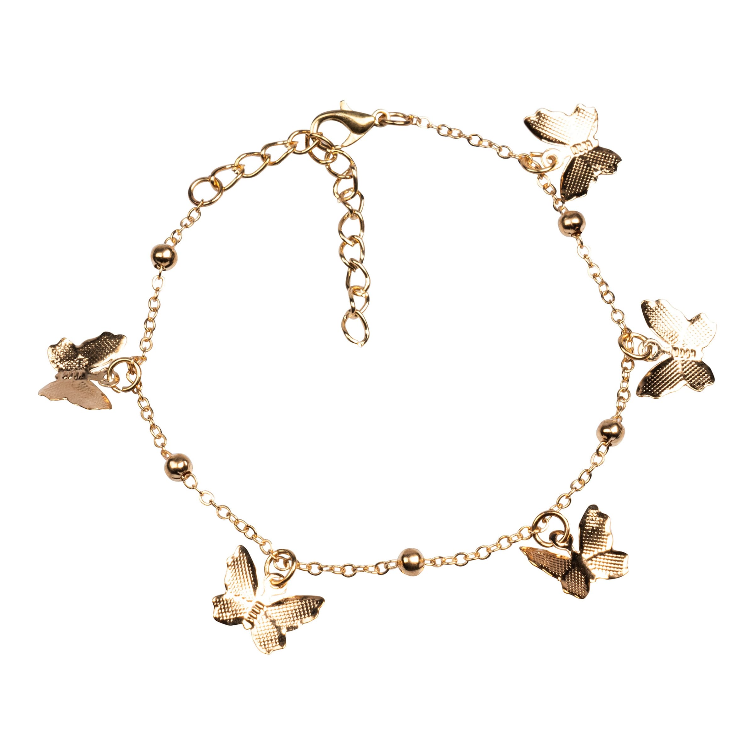 Fußkettchen „Schmetterling“ gold