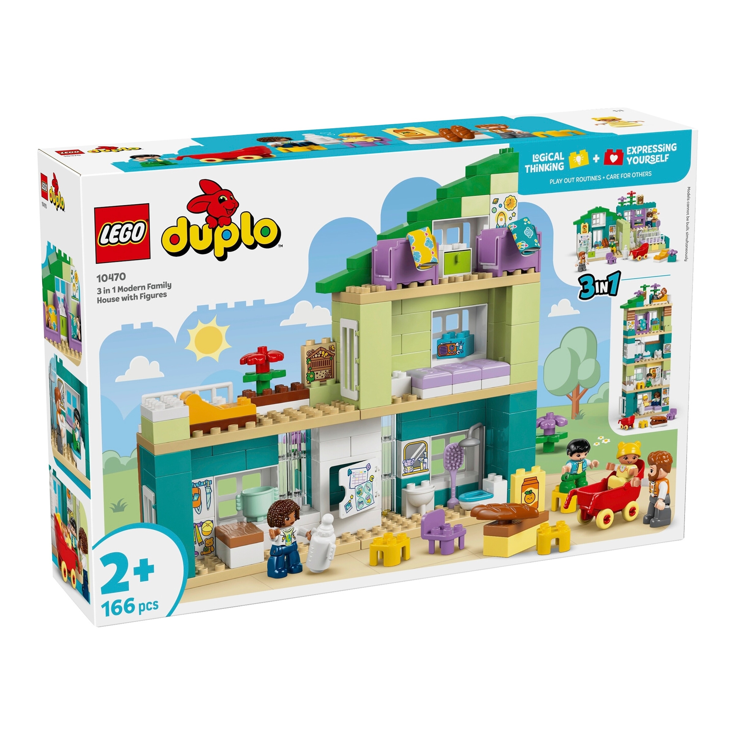 Lego® Duplo® 10470 Modernes Familienhaus mit Figuren - 3-in-1-Set