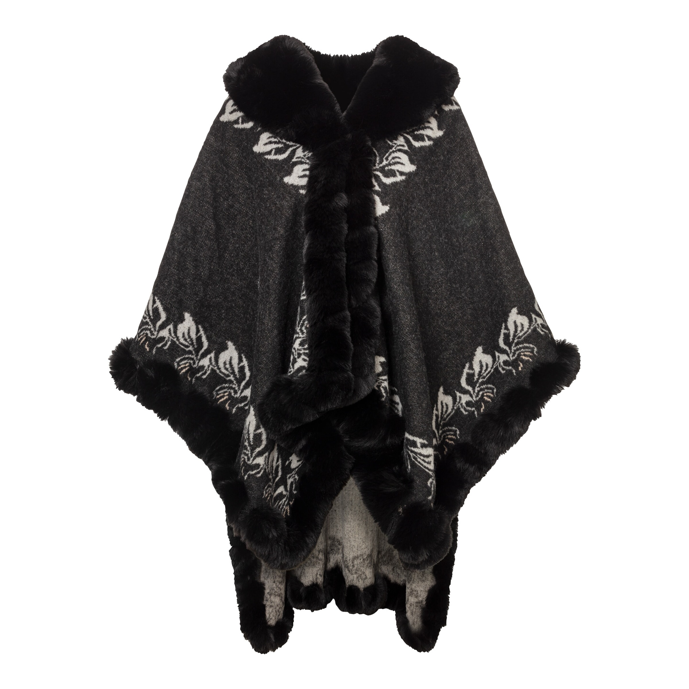 Kuschel-Poncho „Elegant“