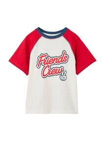 T-Shirt mit Raglanärmeln Friends Crew Jungen