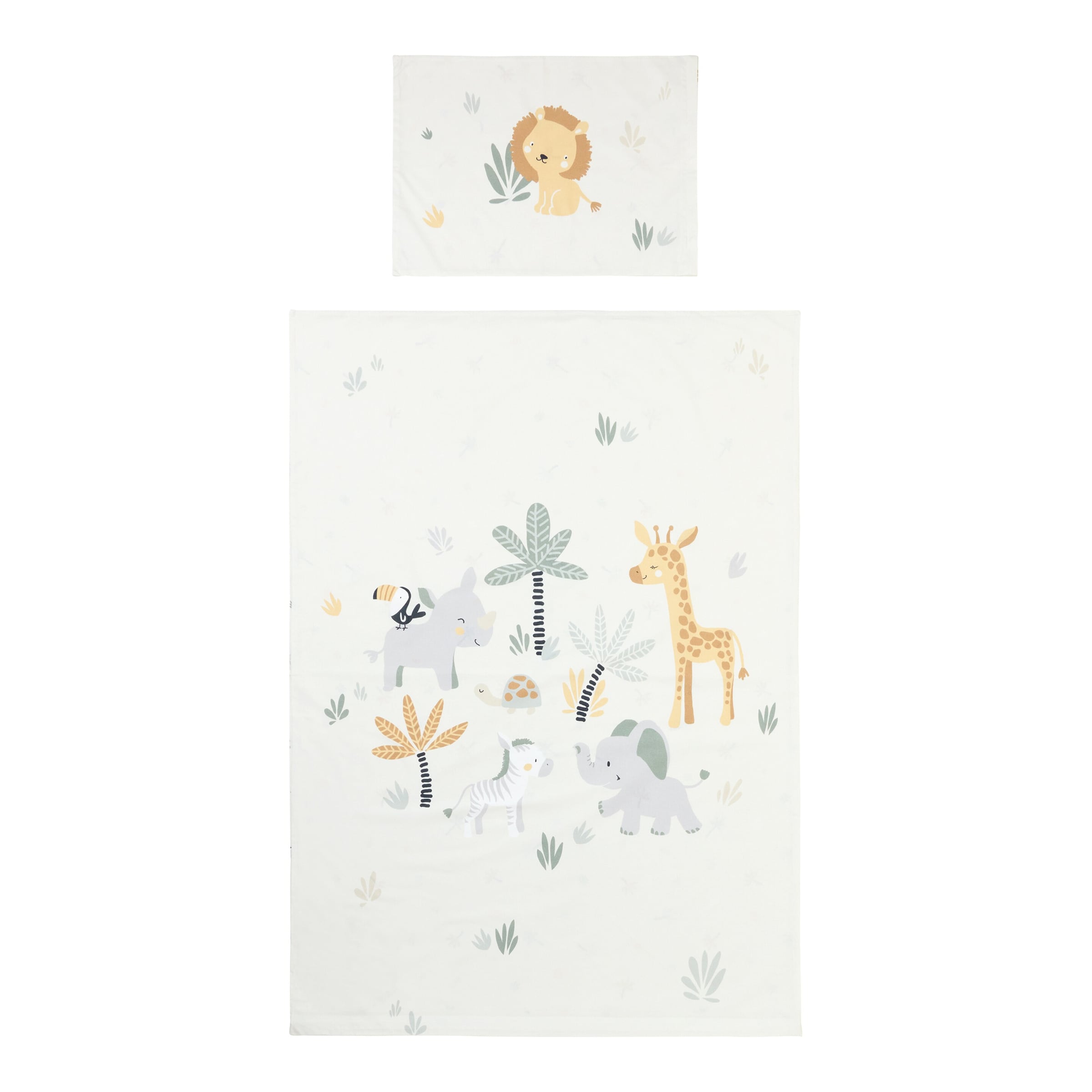 Bornino Home Wende-Bettwäsche Afrika 100x135/40x60 cm