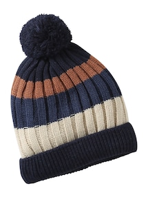 Jungen Set: Mütze, Snood und Handschuhe gestreift