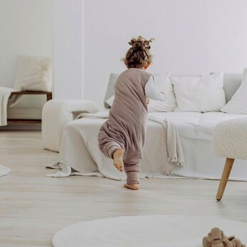 Winter-Sleepoverall Essential mit abnehmbaren Ärmeln und Umschlag-Füßchen 3.5 TOG
