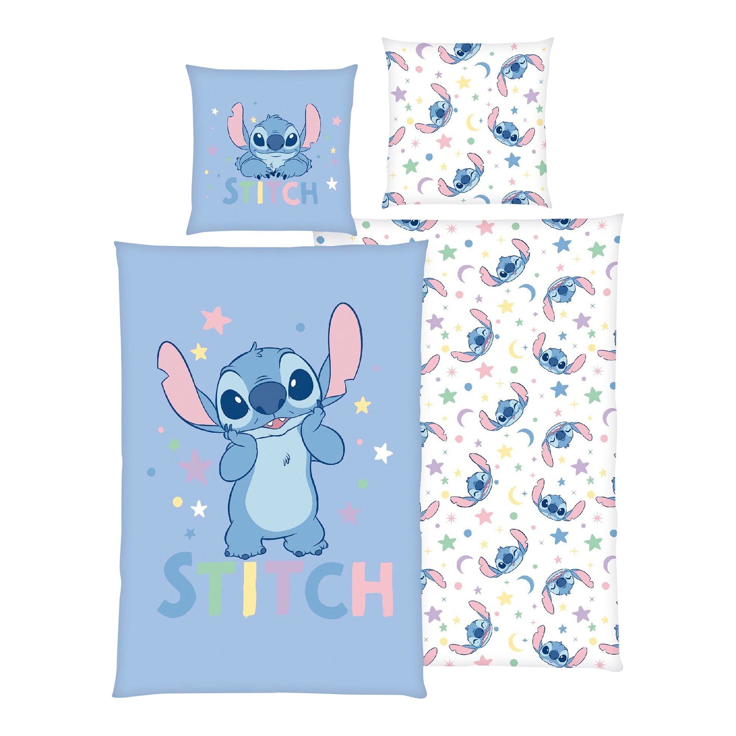 Herding Disney Renforcé Wende-Bettwäsche 80x80 / 135x200 cm