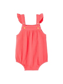 Kurzer Musselin-Overall Mädchen Baby