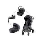 Produkt Kombikinderwagen SMILE 5Z STYLE Travel-Set inkl. Babyschale BABY-SAFE PRO i-SIZE und Isofix-Basis VARIOBASE 5Z