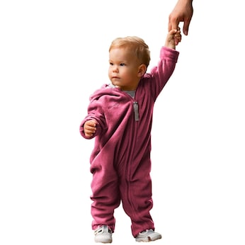 Overall Fleece-Overall mit Umschlagbündchen