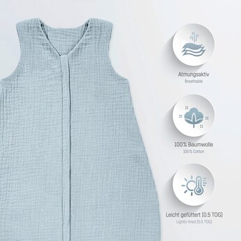 Sommerschlafsack Musselin Sommertraum 0.5 TOG