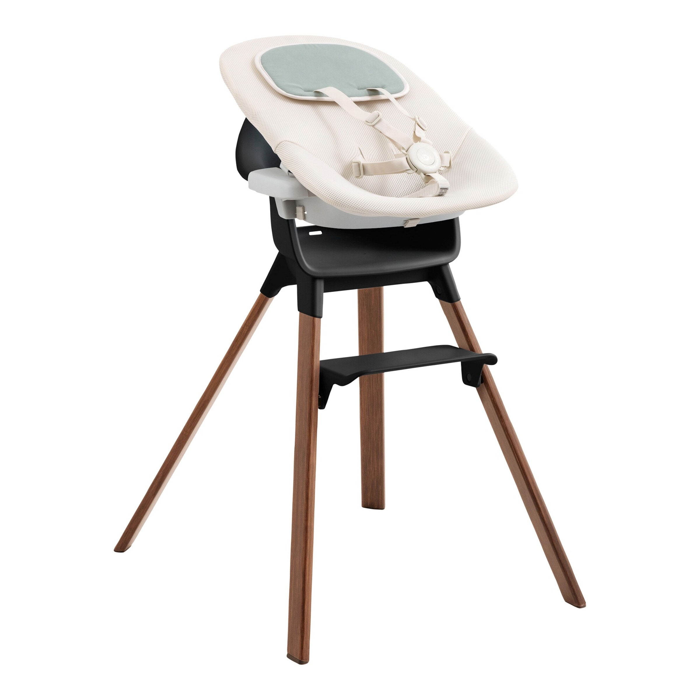 Stokke® Clikk™ Bundle Hochstuhl Bambus inkl. Newbornset