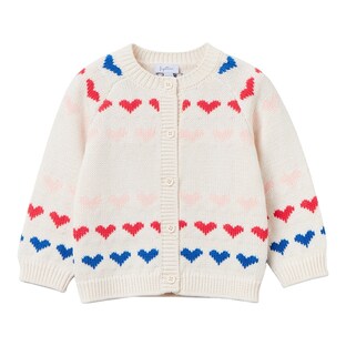 Strickjacke Herzen