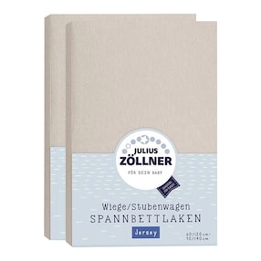 2er-Pack Jersey-Spannbetttücher 70x140 cm