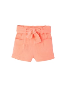 Baby Musselin-Shorts mit Bindegürtel