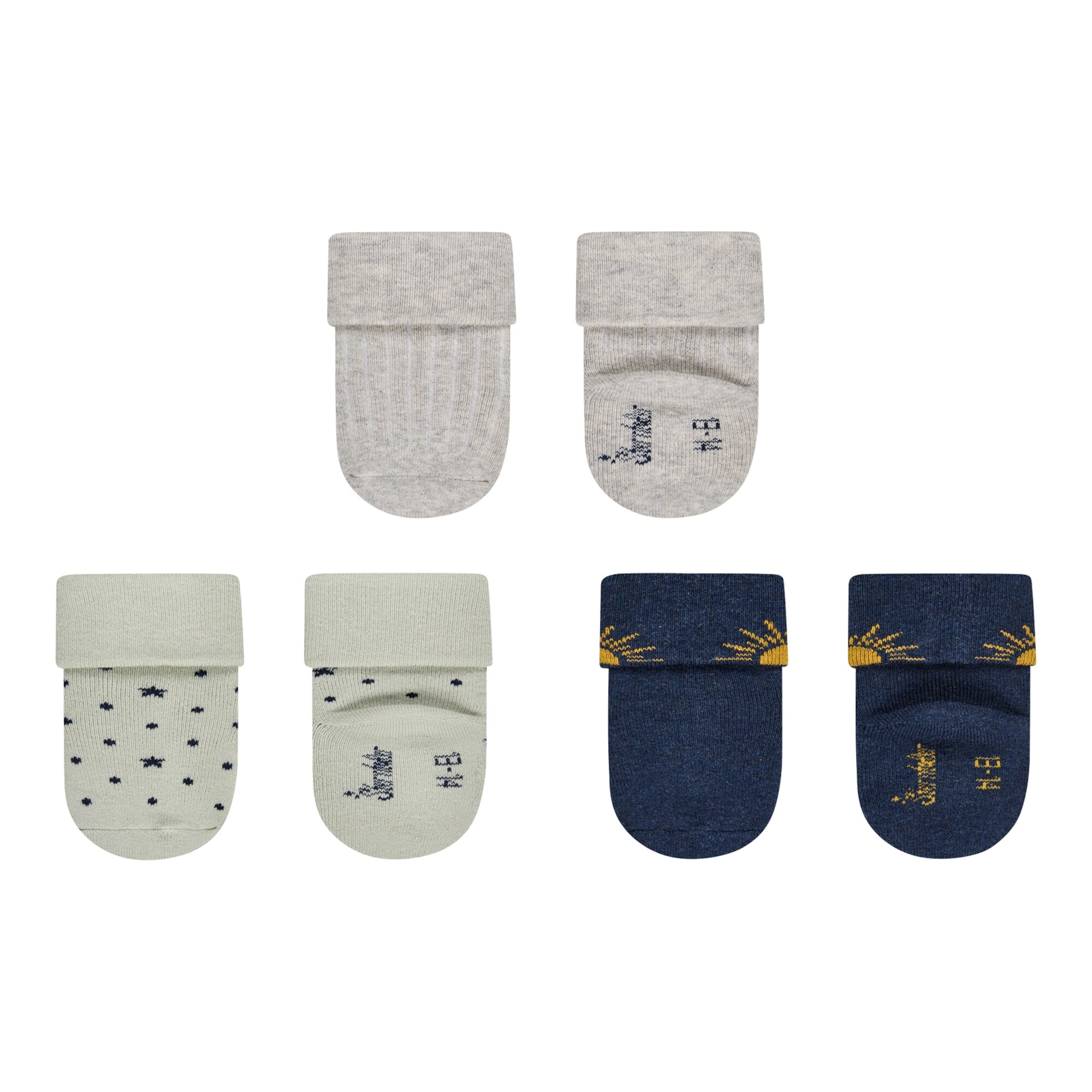 Sterntaler 3er-Pack Socken Sonne Sterne