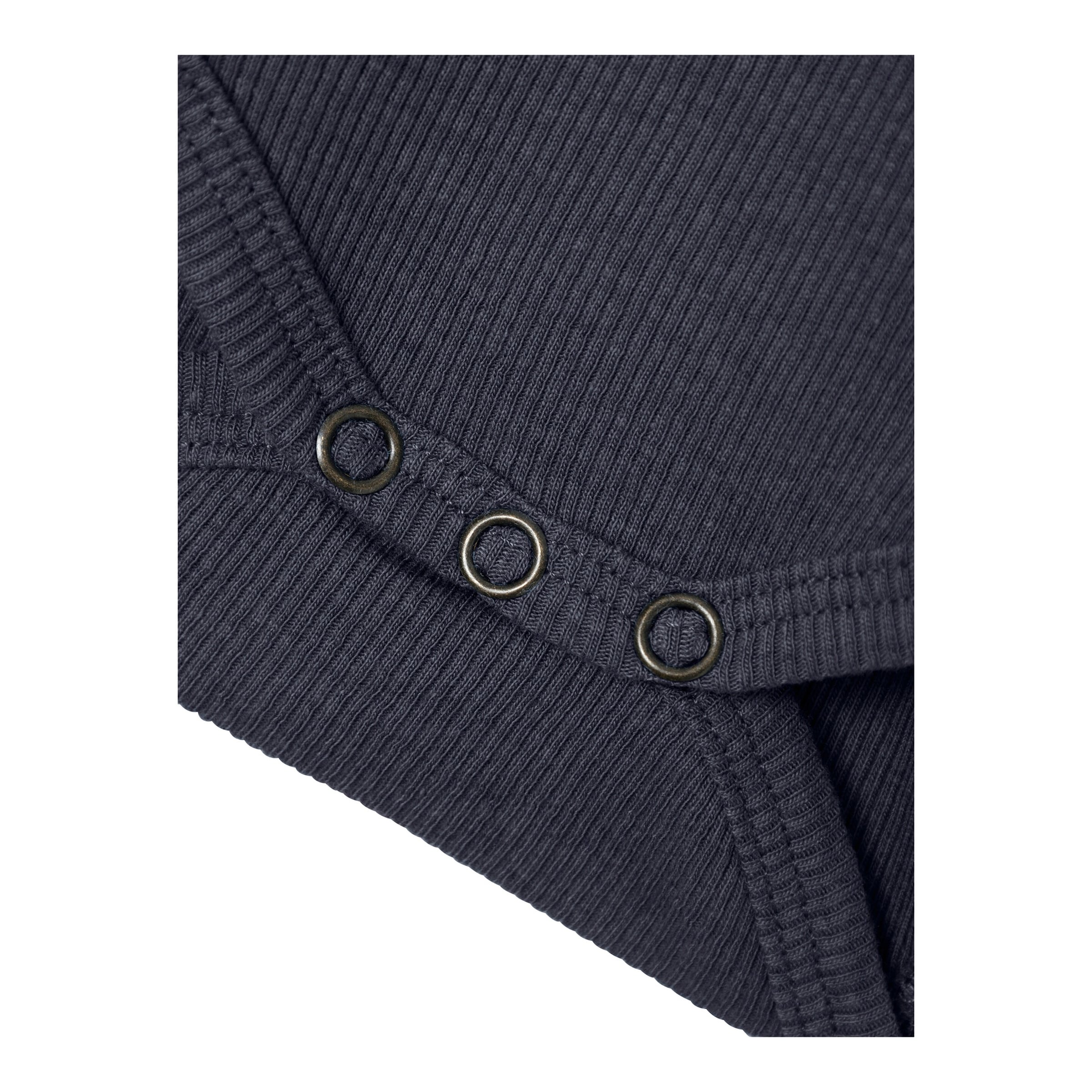 Henley-Body langarm Rippqualität