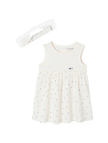 Kleid mit Haarband für Mädchen Baby