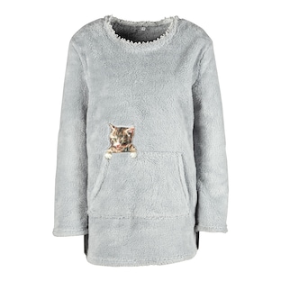 Pull-over douillet «Carlos le chat»