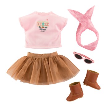 Puppen Outfit Festival Set