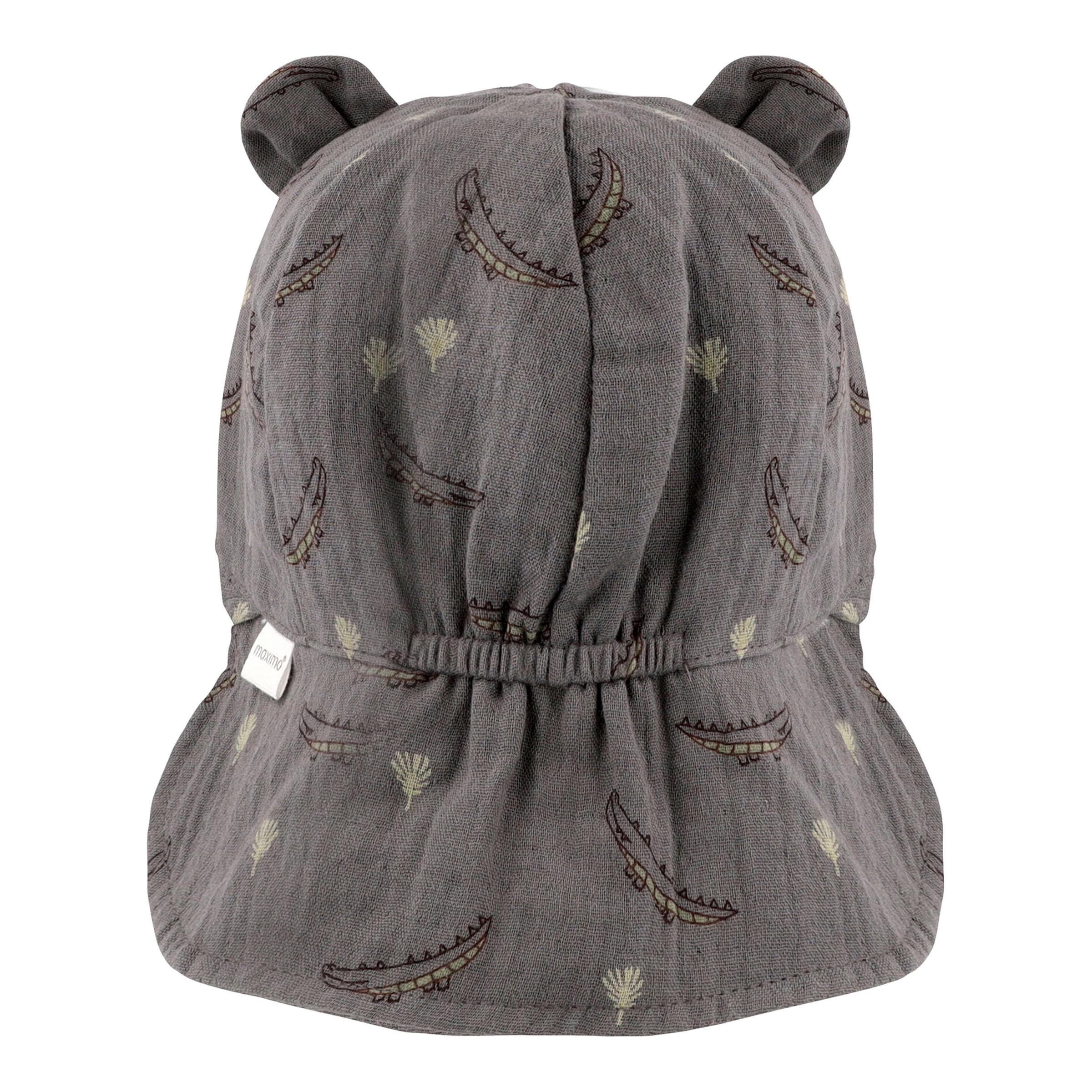 Schirmmütze mit Nacken- und UV-Schutz Ohren Krokodil