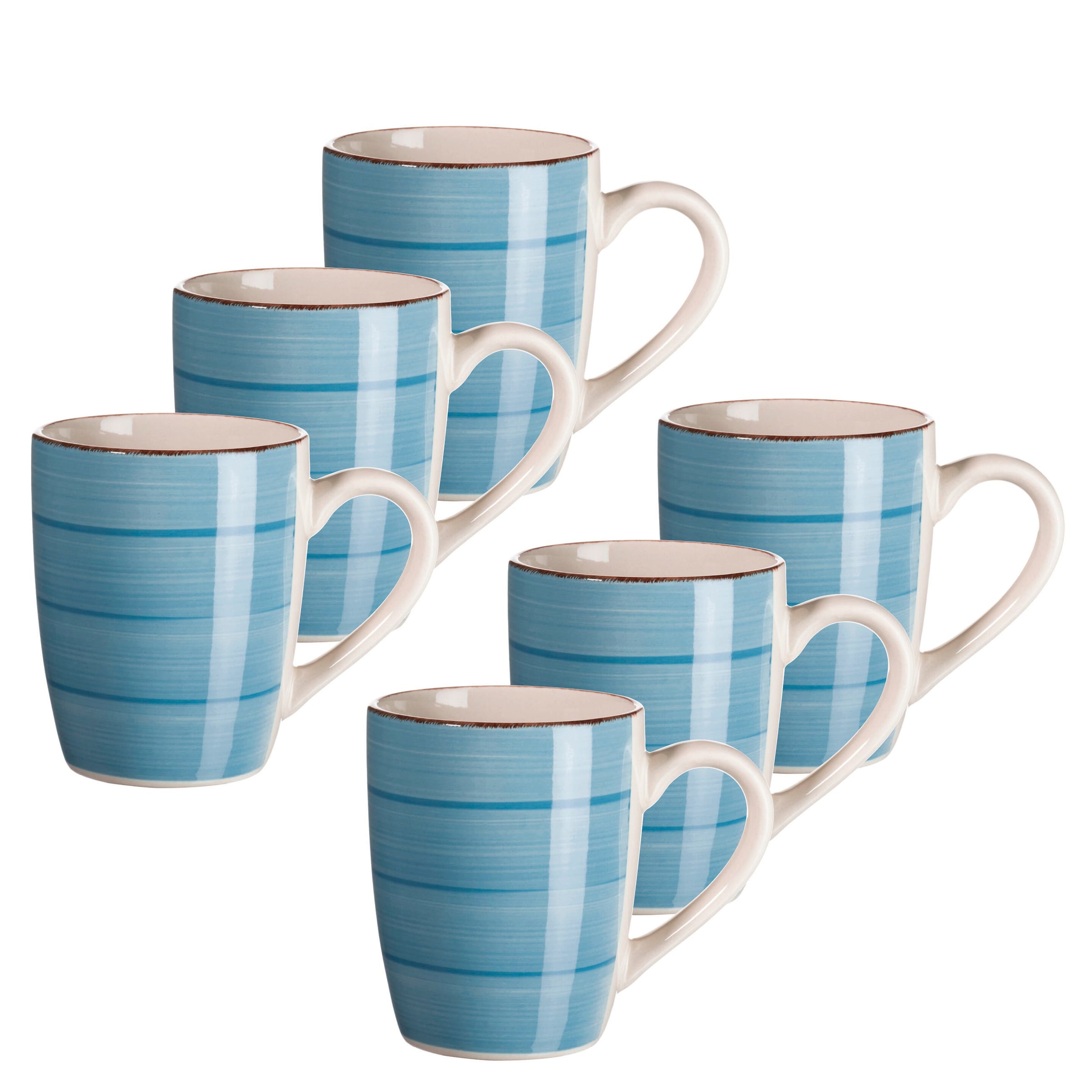 Kaffeebecher-Set, Steingut LUMACA