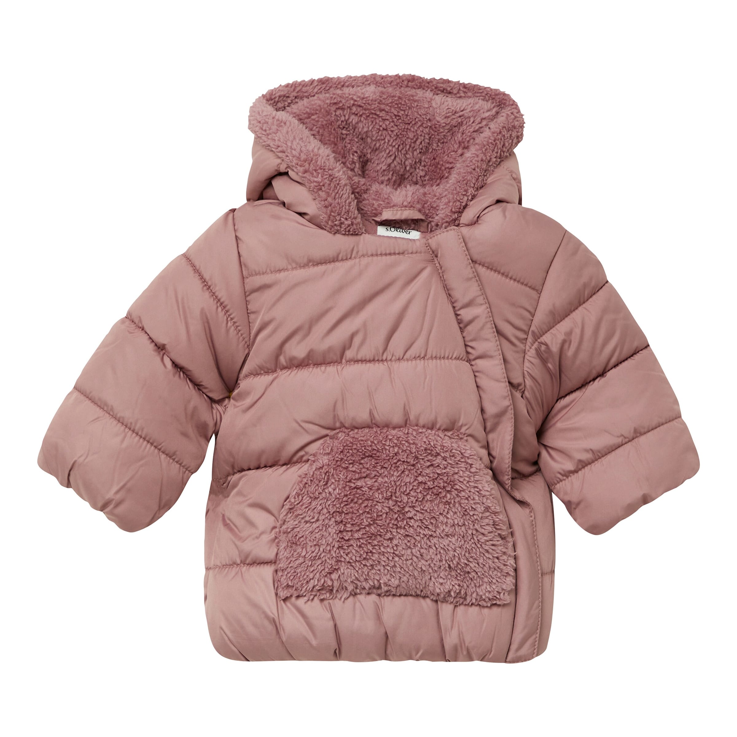 S.Oliver Steppjacke mit Kapuze und Plüschfutter