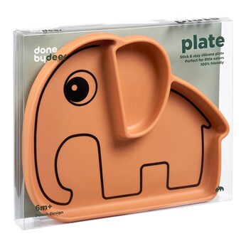 Esslernteller Silikon Elefant Elphee