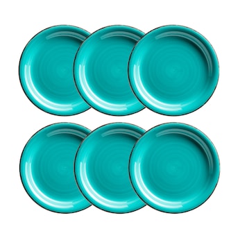 Dessertteller-Set, Steingut LUMACA