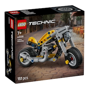 42225 Gelbes Motorrad