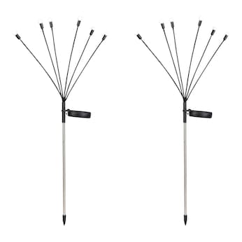Lucioles solaires à LED, 2 pièces