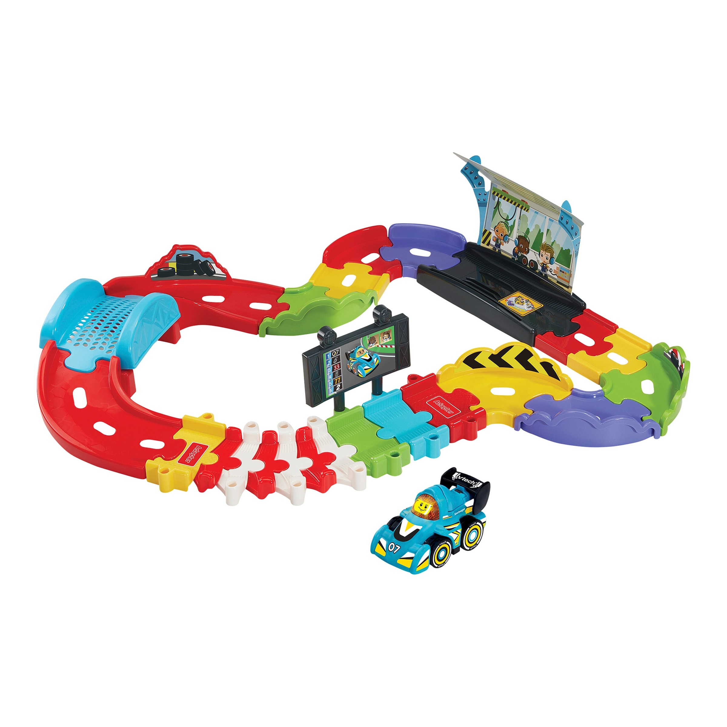 VTech - Tut Tut Baby Flitzer - Kleine Rennstrecke, Multicolor