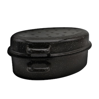 Geëmailleerde ganzenbraadpan, 10 liter