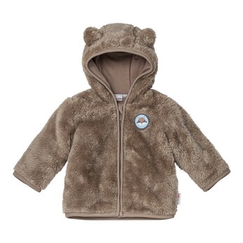 Plüschjacke Kapuze mit Ohren