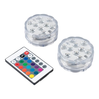 Drijvende ledverlichting, 2 stuks