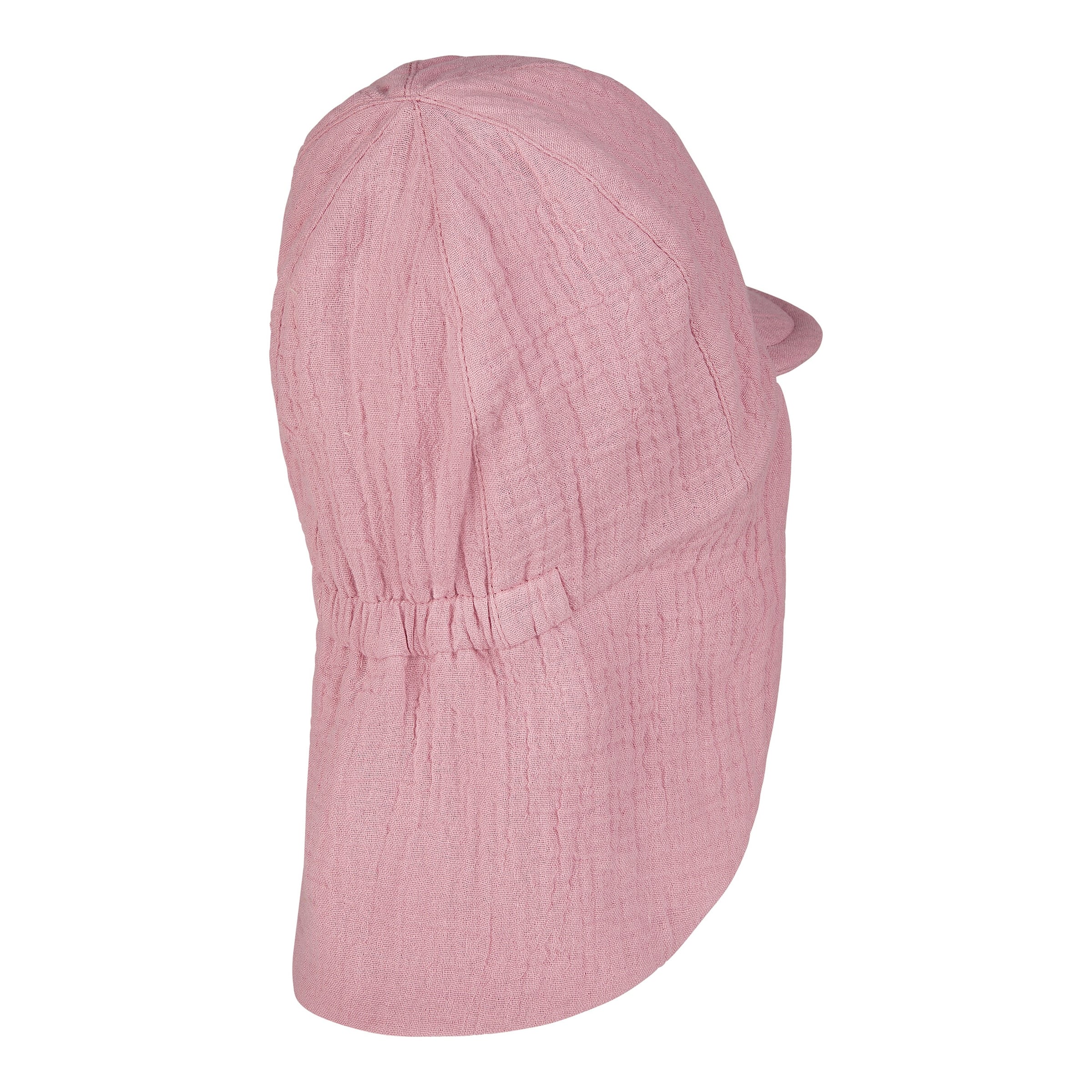 Musselin-Schirmmütze mit Nacken- und UV-Schutz