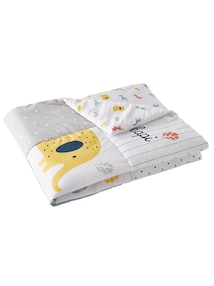 Baby Spieldecke JUNGLE BABY, Patchwork-Design