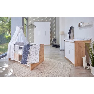 Chambre bébé 3 pièces Pepe avec armoire à 3 portes