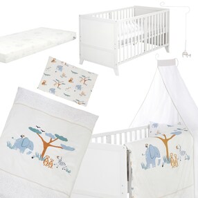 Kinderbettset, 70 x 140 cm Savanna Friends 