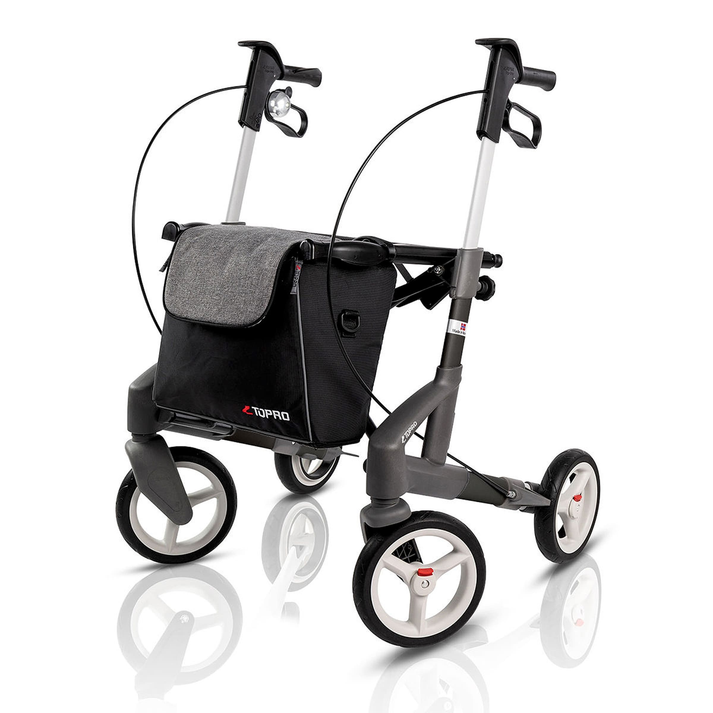 Rollator Troja 5G S, faltbar, höhenverstellbar, schwarz