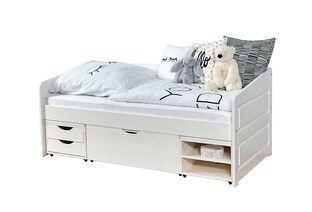 Sofabett MINI Micki 80x160 Buche Weiß