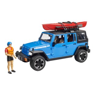 Jeep Wrangler Rubicon avec kayak et figurine